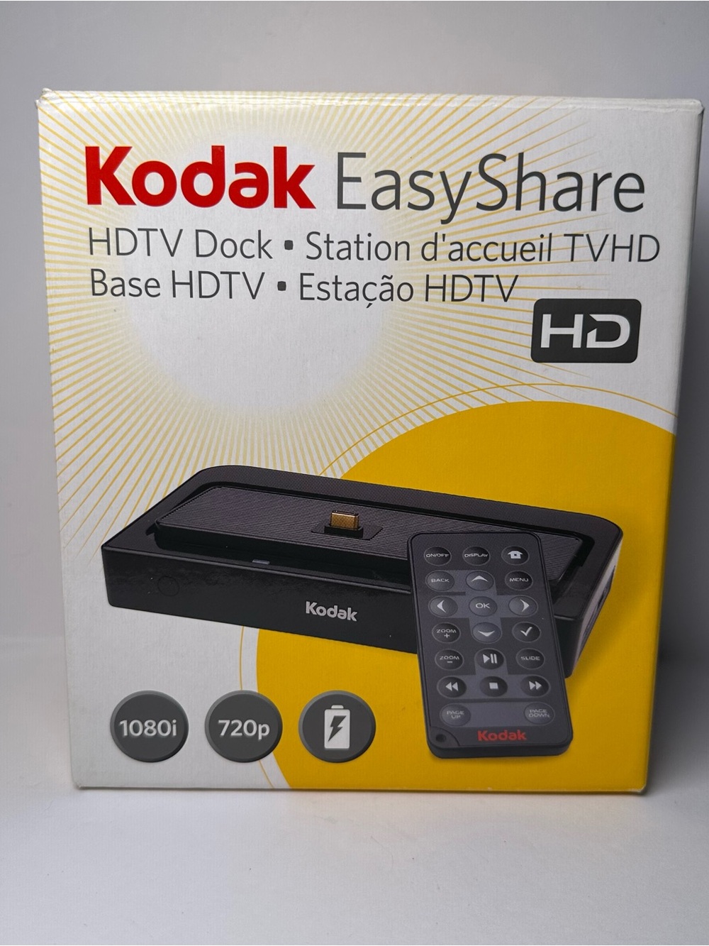 Kodak Easy Share HDTV Dock Base Y2K Tech Retro 2000 Digicam Gear 1080i 720p NIB
